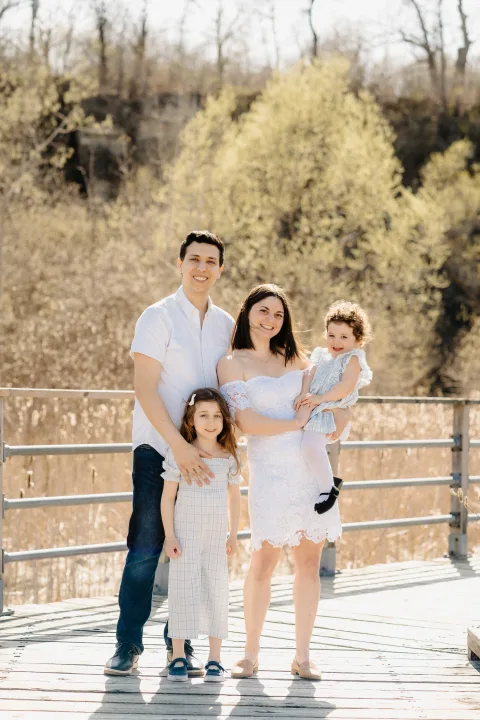 Frank Domenic with his family